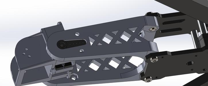 [IFlight XL10 V6] 1-axis cam pitch gimbal, rotating system "Гусь-1" / Goose-1