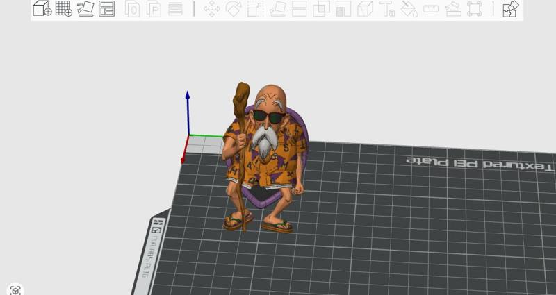 MASTER ROSHI GENIO DELLE TARTARUGHE DRAGONBALL