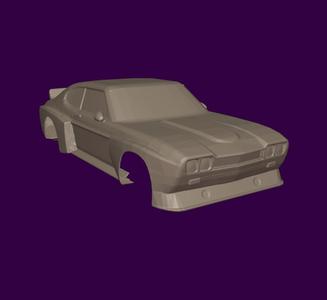 RC BODY FORD CAPRI RS 3100 3D STL PRINT
