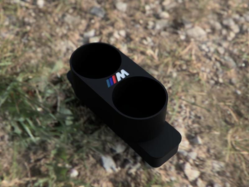 bmw e30 cup holder M-logo