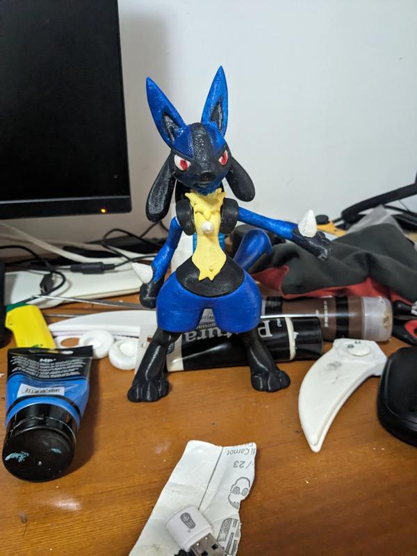 Lucario by parts