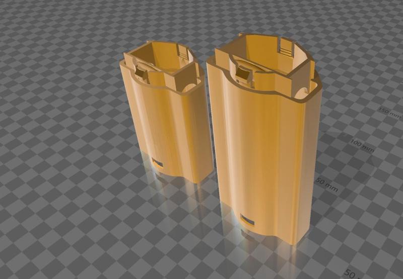 Battery space extension ARES AMOEBA (type AM015 cylinder head)