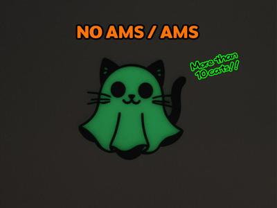 Spooky Halloween Cats Wall Art No. (NO AMS/AMS)