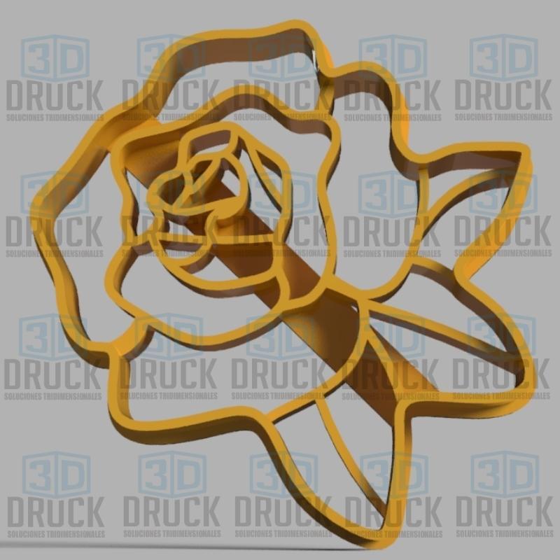Pink - Rose Cookie Cutter