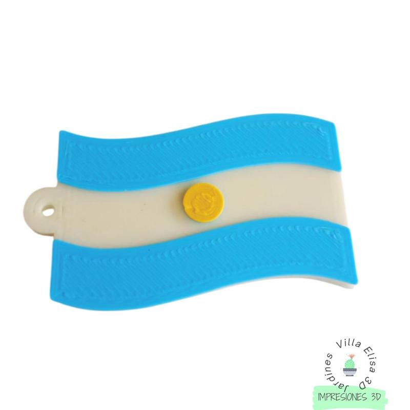 Argentina flag keychain key holder