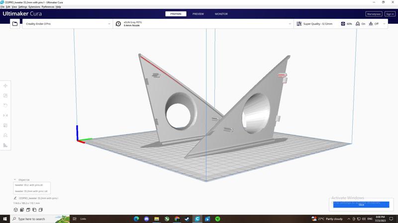 bmw e30 tweeter 33,2mm