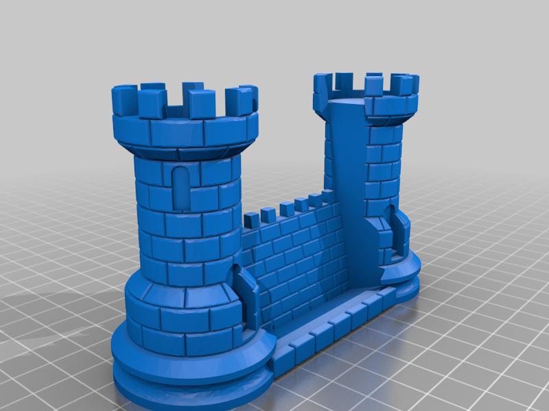 Castle Vertical Business Card Holder