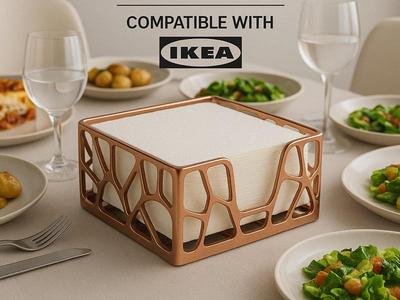 Napkin Holder 20x20 cm – Organic Design