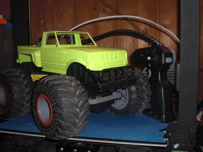 Amewi Crazy hotrod, bus Revell big shark Tech RC off road Monster Truck 1/16 Lenkung reparieren; Karo upgrade