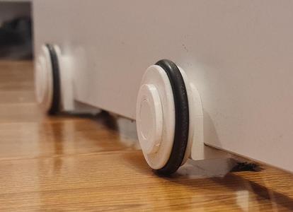 Side Wheels for Baby Bed (and other furniture)