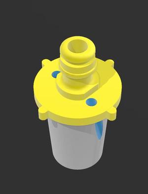 NEW 3 ADAPTADORES MANGUERA BOCA DELHER 1-1/4 adaptor Deck fill cap