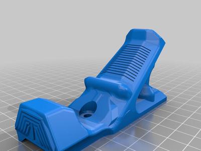 Mlok angled foregrip for AR 4in handguard 