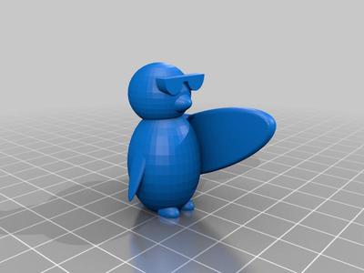 Surfer Penguin