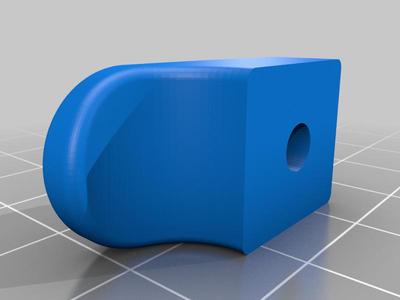 Tarpon deck fitting (also used on dagger approach paddle elastic)