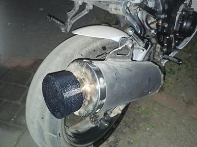 Triumph Daytona 600 motorcycle TPU exhaust pipe cap protector