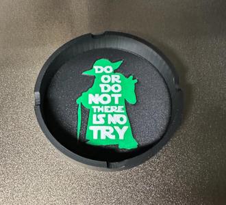 Removable base ash tray, Yoda
