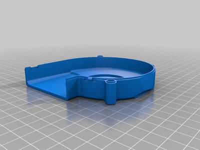 Blower fan for outside motor