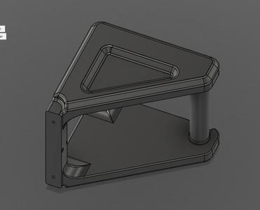 5KG 3030 Extrusion Frame Rail Mount Spool Holder Ball Bearing For Large 3D printers 