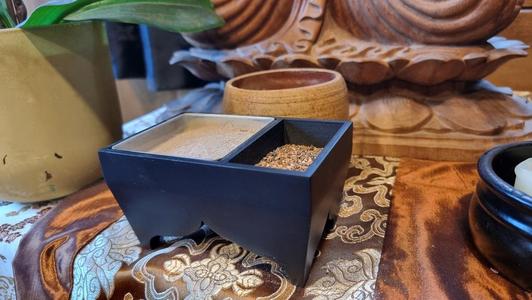 Kobaku chip incense offering bowl for Zen ceremony