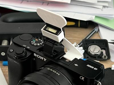 A6000 bounce flash holder and reflector