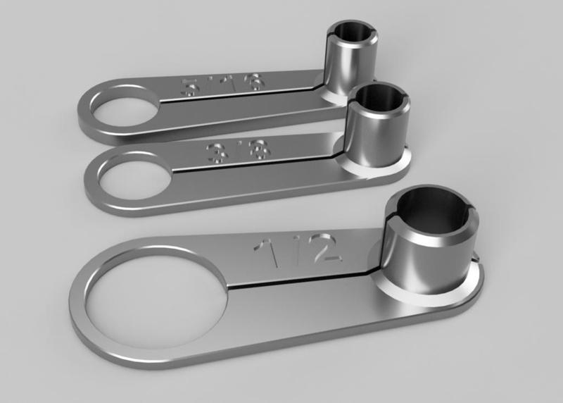 5/16, 3/8 and 1/2 inch Fuel Line Disconnect Tools