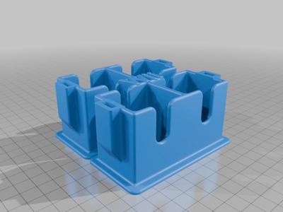 Wii Remote Stand with Nunchuk Holder - 4 Remotes version