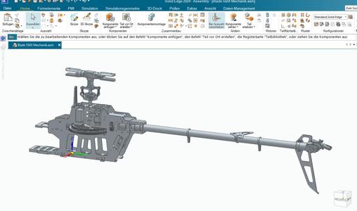 RC helicopter E-flite Blade 550X complete kit
