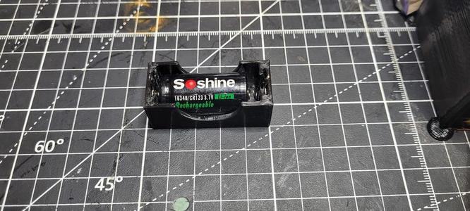 16340 Battery Holder (Lithium Ion CR123a)