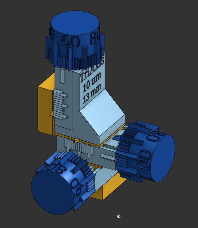 TriAxis Micropositioner Micromanipulator 3-Axis Stage