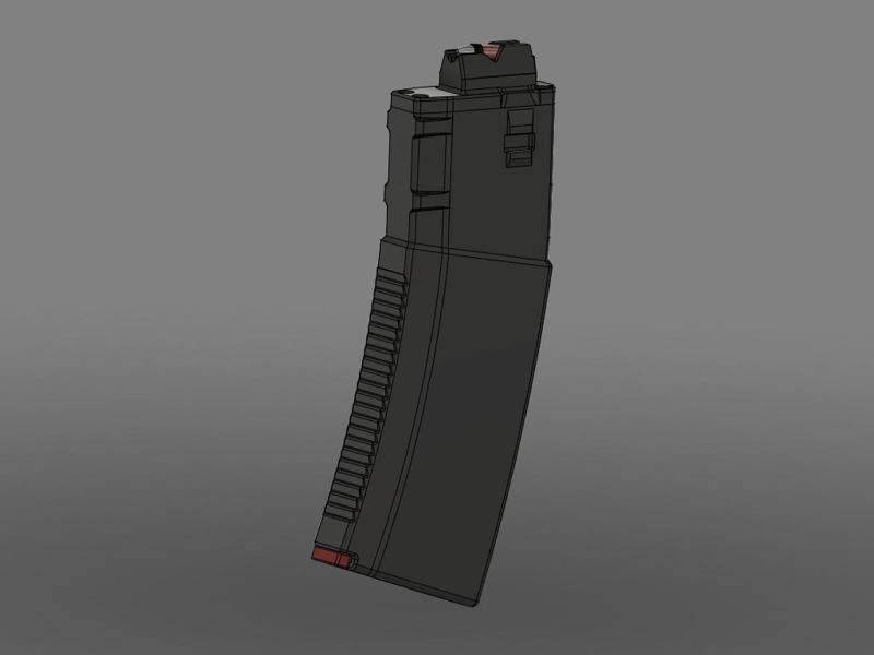 Modern Style Polymer AR15 22lr Conversion Magazine