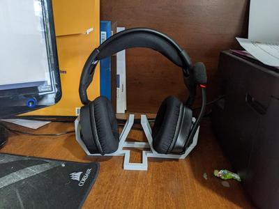Corsair wireless charging headphone stand mod