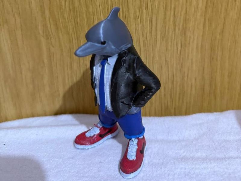 Dolphin in Suit - Italian Brainrot Meme