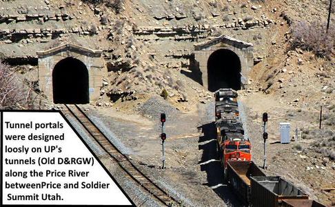 N Scale UP Style Single Track Tunnel Portal ...