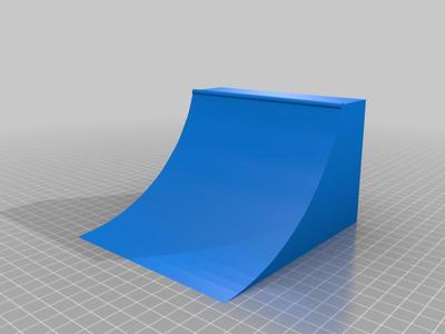 Quarter Pipe for FingerBoard