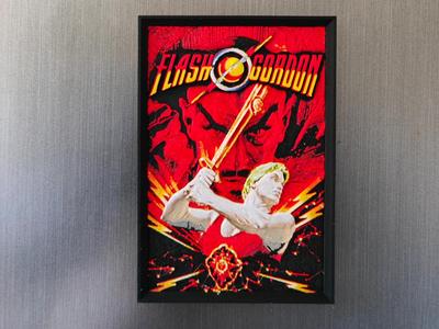 Flash Gordon movie poster fridge magnet 