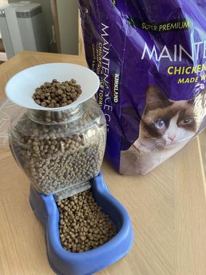 Animal Feeder Bowl Widener for Cats and Dogs!