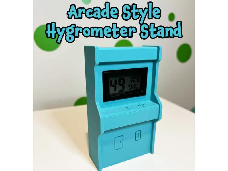 Arcade style Hygrometer Stand