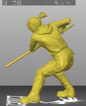 Freefire Character - Hayato (Low Poly)