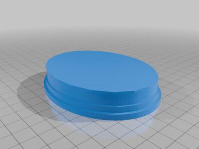 Oval cookie cutter