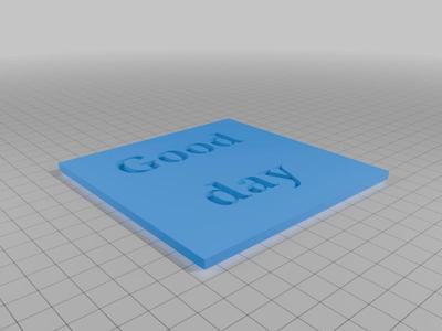 good day cup coaster