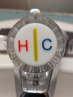 Bathroom Sink Handle Index Cover