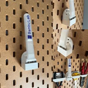 IKEA SKADIS SCRAPER BAMBU LAB PEGBOARD