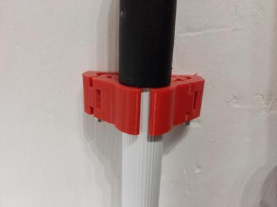 Broom Holder 22mm solid