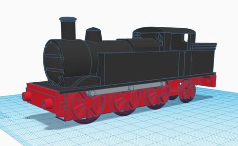 OO scale 0-6-2T Steam locomotive "Hardhoofd Hendrik"