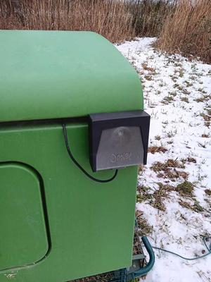 Cover for Eglu door controller from Omlet