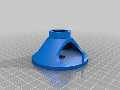 Rotary tool router guide 21mm thread