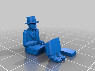 Lledo drawn wagon driver 2