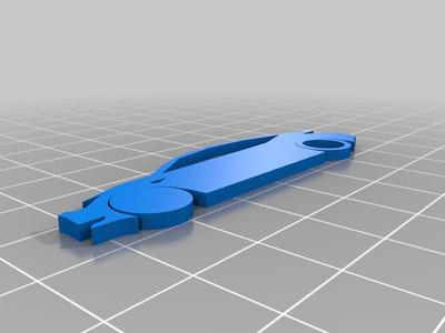 Tesla Model 3 Keyring 