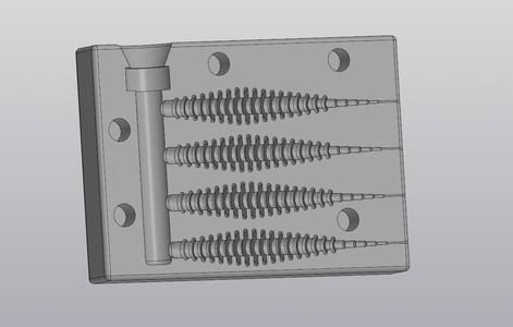 Tanta like 2.0" fishing lure mold