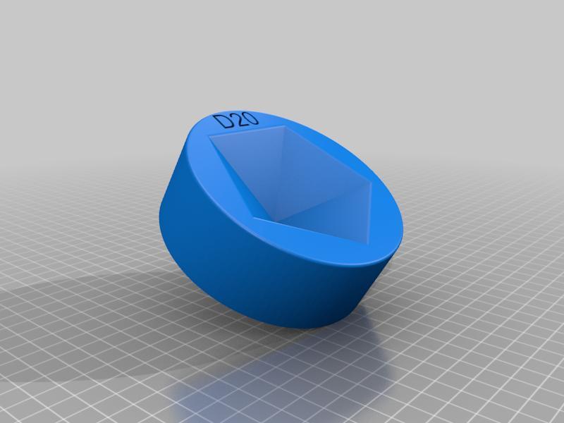 D20 Stained Glass base mold